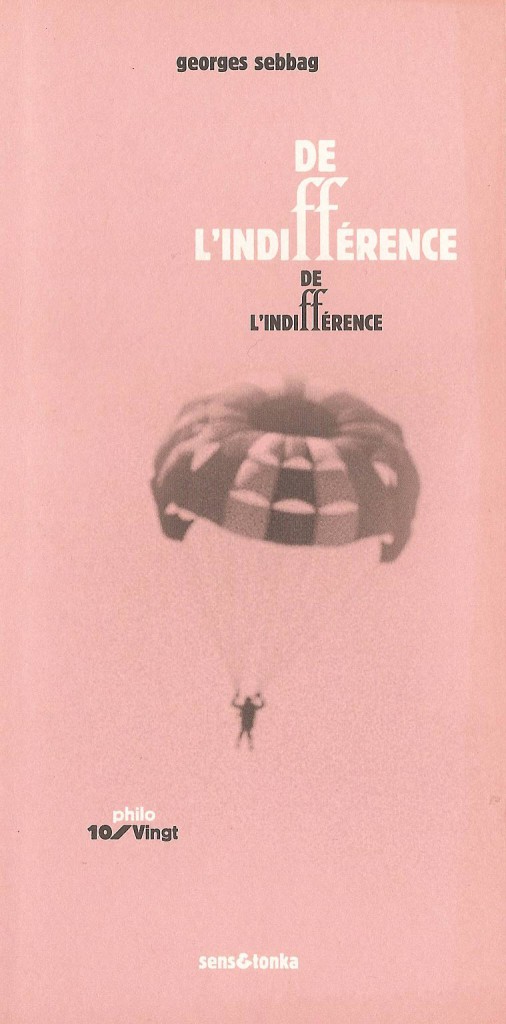 Couverture De-l'indifference