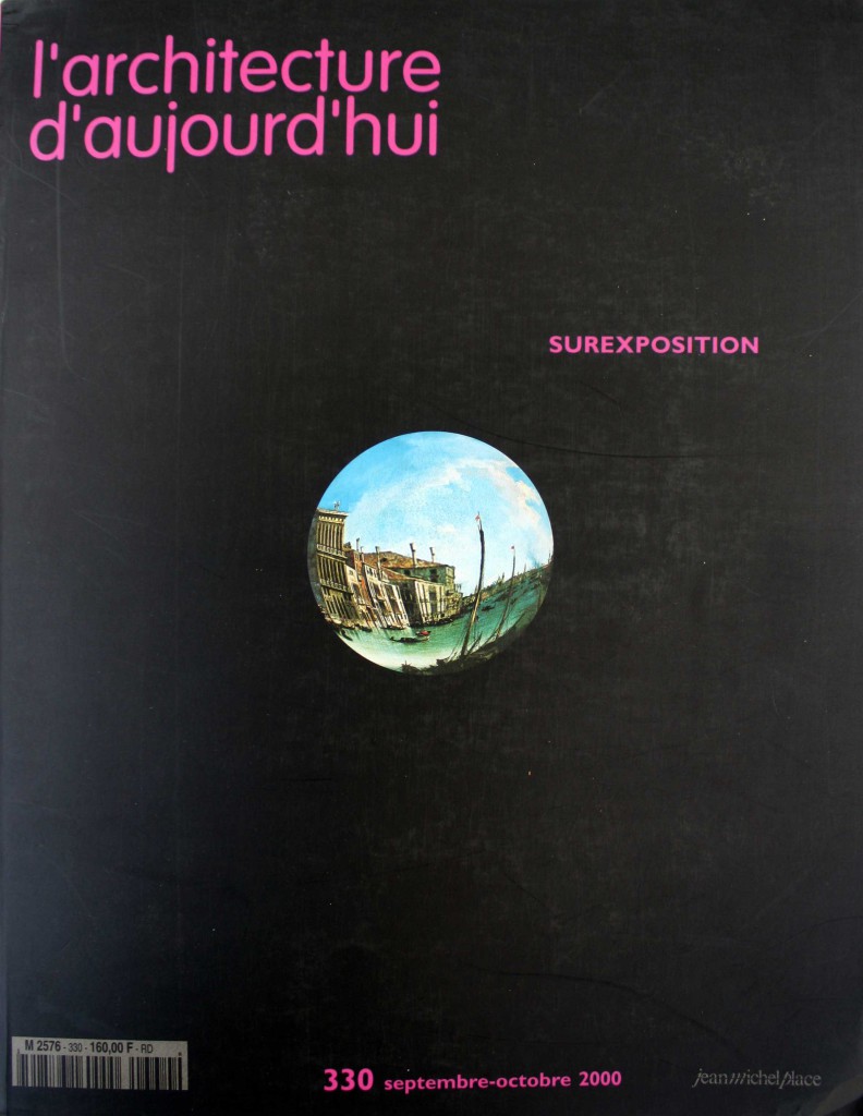 Couverture l'Architecture d'aujourd'hui