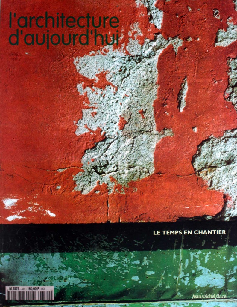 couverture l'Architecture d'aujourd'hui